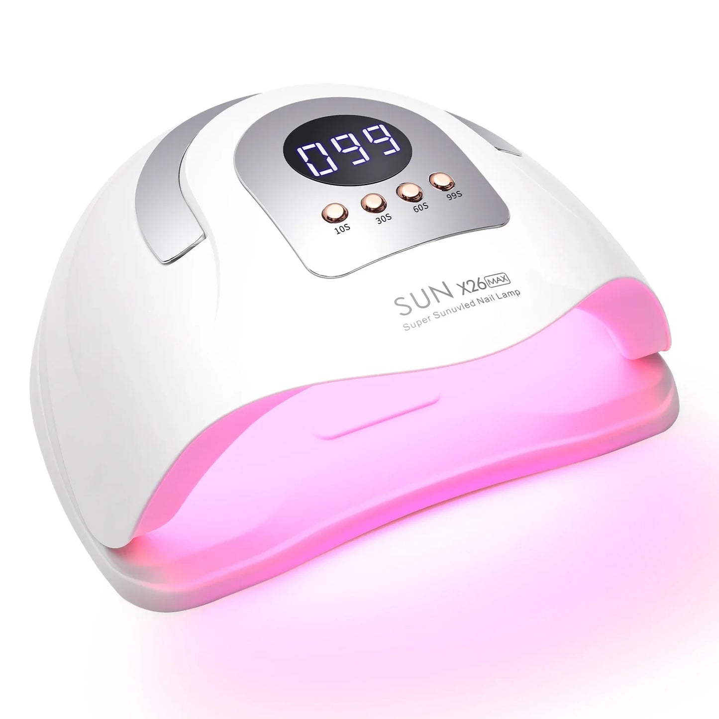 Elevate Your Nail Game with the SUN X25MAX 81LED UV Nail Lamp - The Ultimate Quick-Dry Solution for Gel Polishes in Salons and at Home