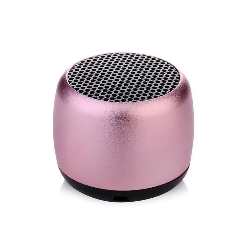 Mini Wireless Bluetooth Speaker - Portable Metal Loudspeaker for Mobile Phones and Computers