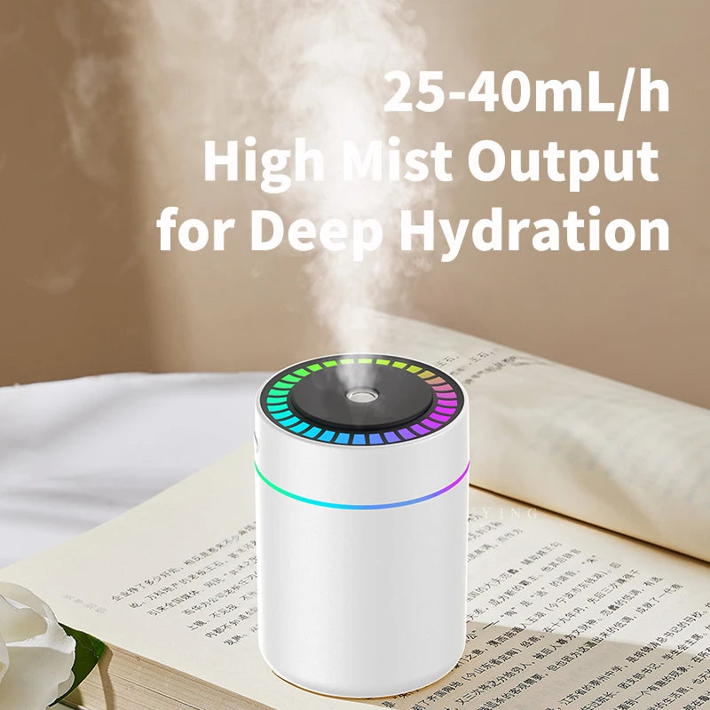 Professional Air Humidifier and Aroma Diffuser 180ML with Colorful LED Lights for Home, Car, and Bedroom Use