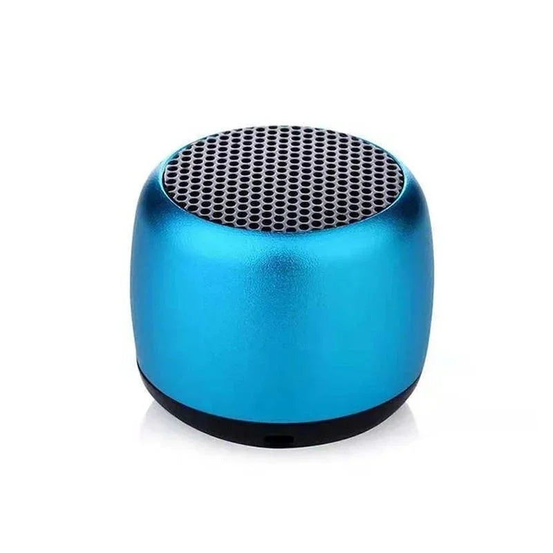 Mini Wireless Bluetooth Speaker - Portable Metal Loudspeaker for Mobile Phones and Computers