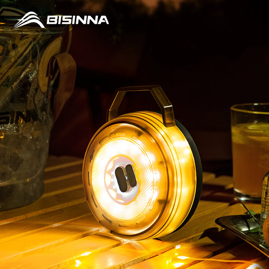 Rechargeable LED Camping String Light with USB Charging, 2000mAh Battery, IPX4 Waterproof Rating