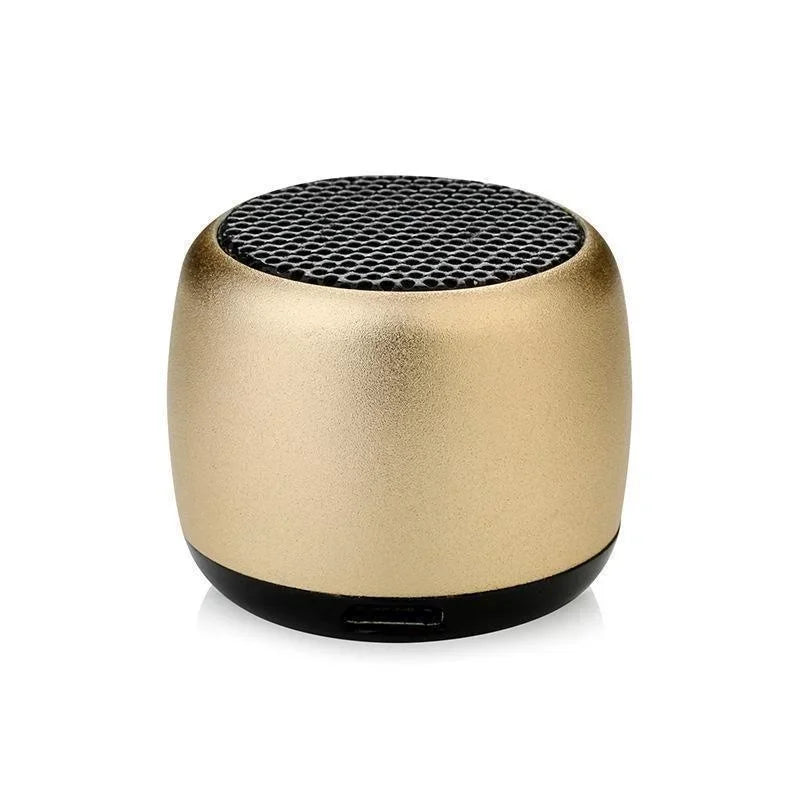 Mini Wireless Bluetooth Speaker - Portable Metal Loudspeaker for Mobile Phones and Computers