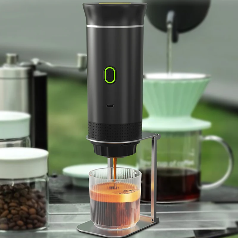 Elevate Your Coffee Experience with the Foldable Aluminum Alloy Drip Holder for Portable Espresso Machines