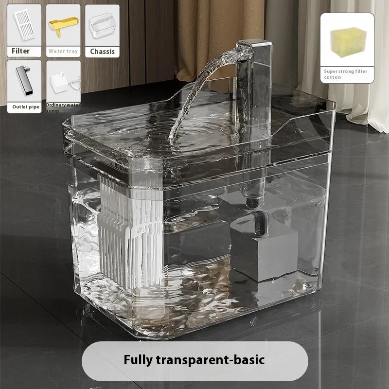 Automatic Pet Feeder and Water Fountain with Large Capacity Food Storage for Dogs and Cats