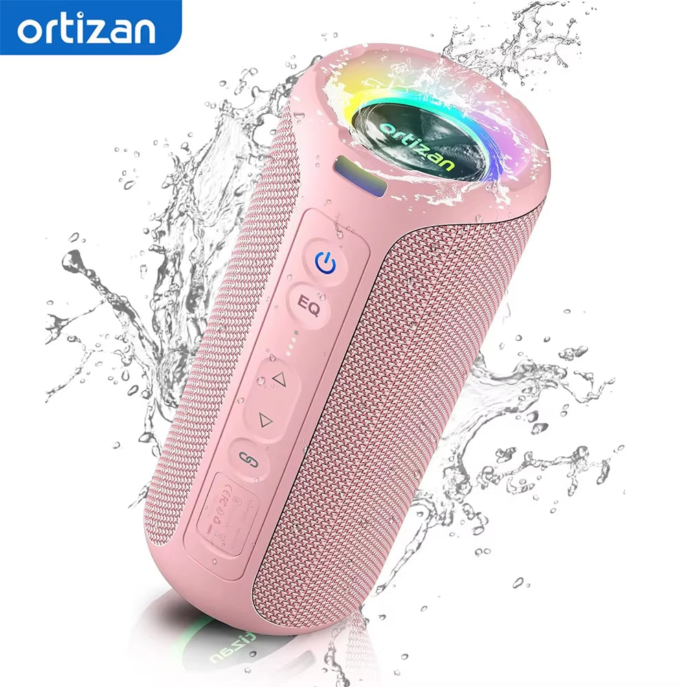 X8 Pro Waterproof Bluetooth Speaker - Portable High-Performance Sound System with Bass Boost, Dual Pairing, and TF/AUX Input