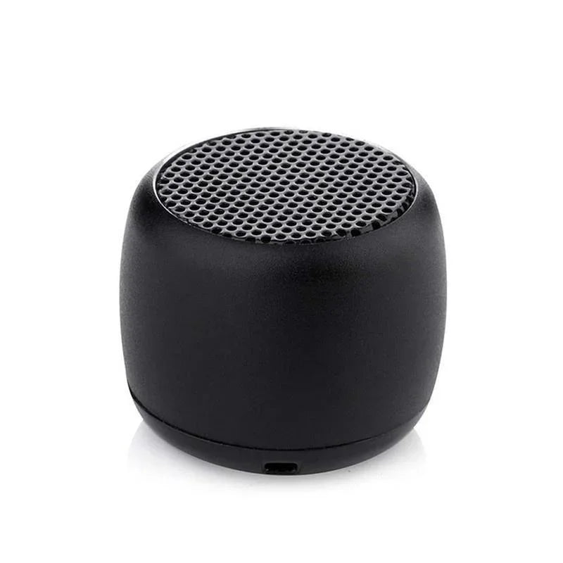 Mini Wireless Bluetooth Speaker - Portable Metal Loudspeaker for Mobile Phones and Computers