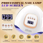 Elevate Your Nail Game with the SUN X25MAX 81LED UV Nail Lamp - The Ultimate Quick-Dry Solution for Gel Polishes in Salons and at Home