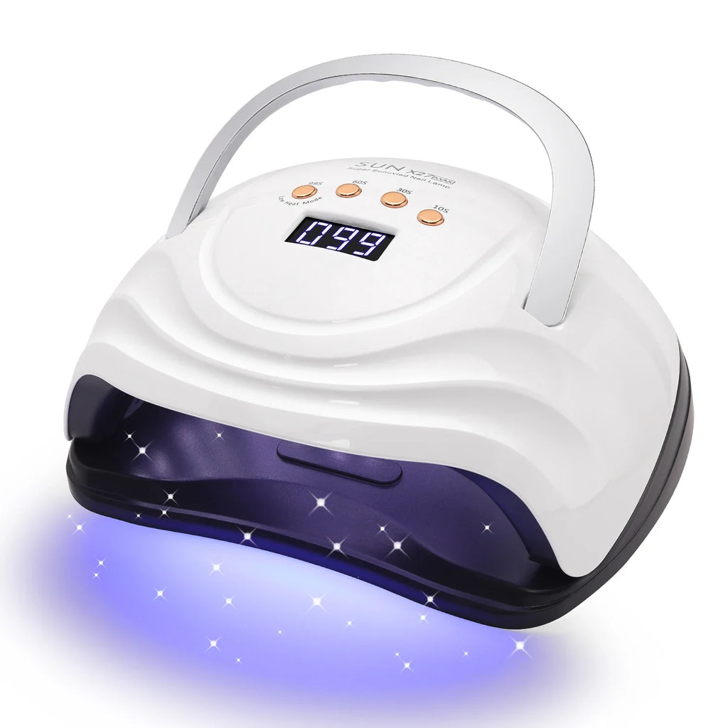Elevate Your Nail Game with the SUN X25MAX 81LED UV Nail Lamp - The Ultimate Quick-Dry Solution for Gel Polishes in Salons and at Home
