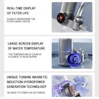 Faucet Extender Water Filter with UV Light and LED Display for Kitchen Anti-Scaling and Sterilization