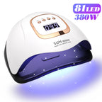 Elevate Your Nail Game with the SUN X25MAX 81LED UV Nail Lamp - The Ultimate Quick-Dry Solution for Gel Polishes in Salons and at Home