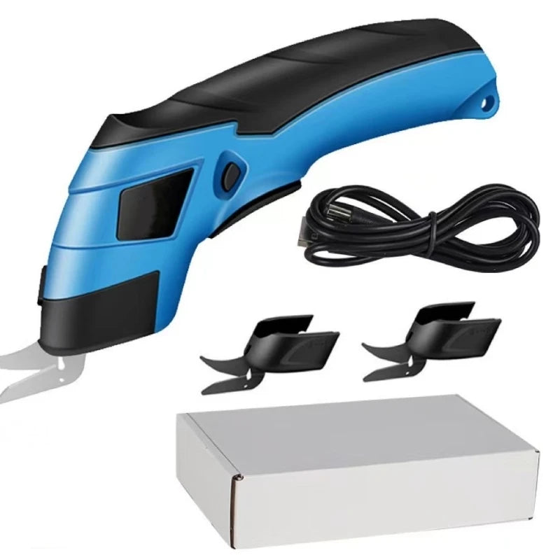 Revolutionary Cordless Electric Tailoring Scissors: USB Rechargeable for Effortless Cutting of Cotton, Leather, and More
