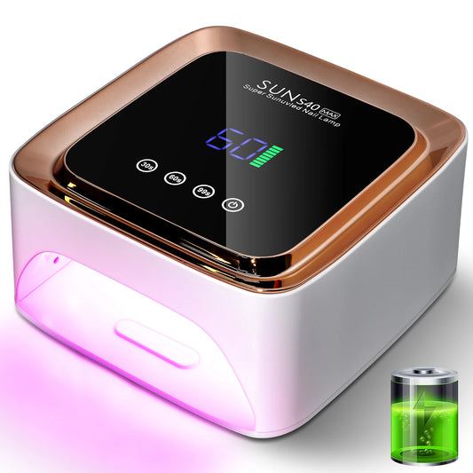 Experience Professional Nail Care Anywhere with Our Advanced Rechargeable UV LED Nail Lamp – 57 Beads for Quick Gel Curing!