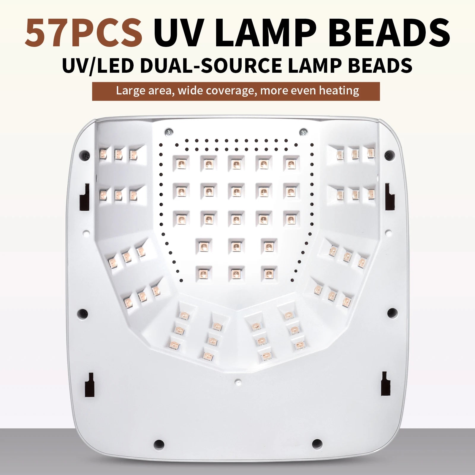 Experience Professional Nail Care Anywhere with Our Advanced Rechargeable UV LED Nail Lamp – 57 Beads for Quick Gel Curing!