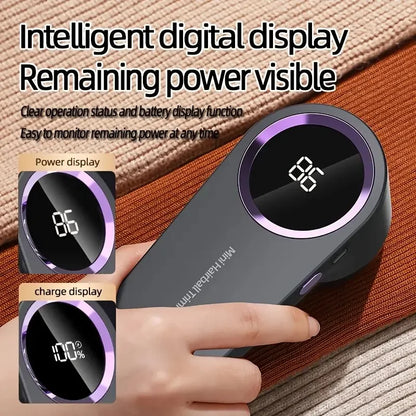 Revitalize Your Wardrobe with the USB Rechargeable Fabric Shaver - Portable Lint Remover for Clothing & Upholstery