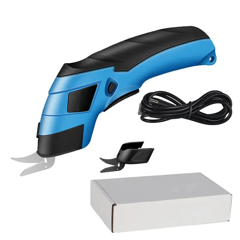 Revolutionary Cordless Electric Tailoring Scissors: USB Rechargeable for Effortless Cutting of Cotton, Leather, and More