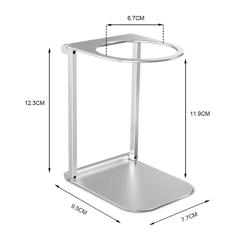 Elevate Your Coffee Experience with the Foldable Aluminum Alloy Drip Holder for Portable Espresso Machines