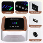 Experience Professional Nail Care Anywhere with Our Advanced Rechargeable UV LED Nail Lamp – 57 Beads for Quick Gel Curing!