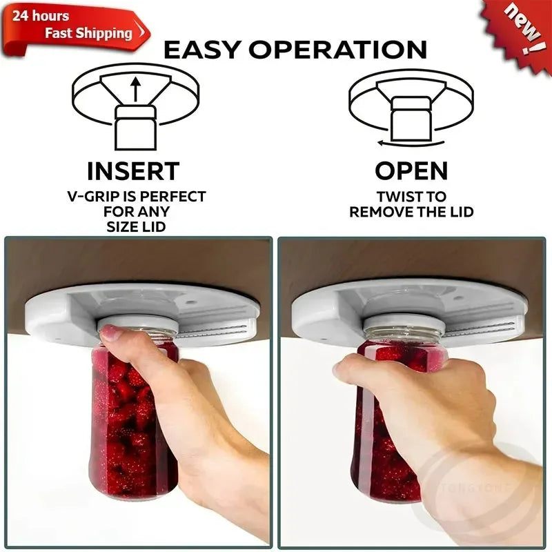 Effortlessly Open Any Jar or Can with Our Professional Multifunctional Can Opener and Jar Lid Remover