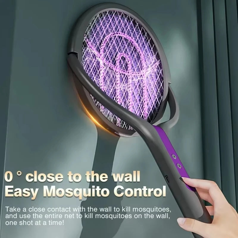 Revolutionary Telescopic Mosquito Swatter: Effortless Bug Control with USB Charging and Adjustable Reach
