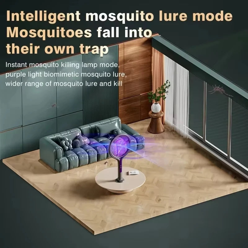 Revolutionary Telescopic Mosquito Swatter: Effortless Bug Control with USB Charging and Adjustable Reach