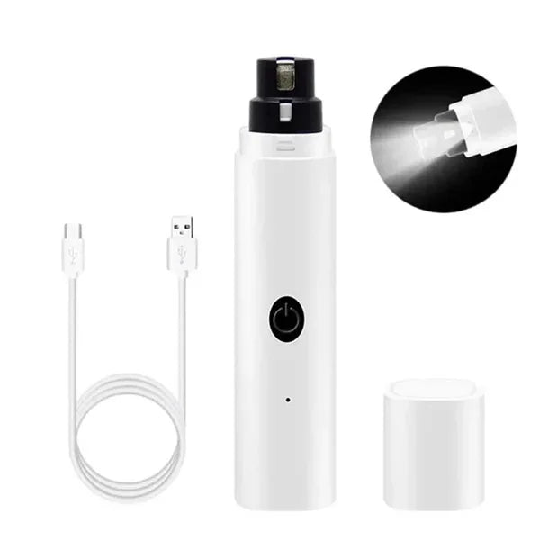 Transform Your Pet's Grooming Routine with the Professional Electric Nail Grinder - Quiet, Safe, and Rechargeable Claw Trimmer for Dogs and Cats!