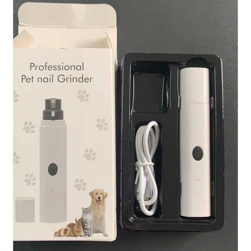 Transform Your Pet's Grooming Routine with the Professional Electric Nail Grinder - Quiet, Safe, and Rechargeable Claw Trimmer for Dogs and Cats!