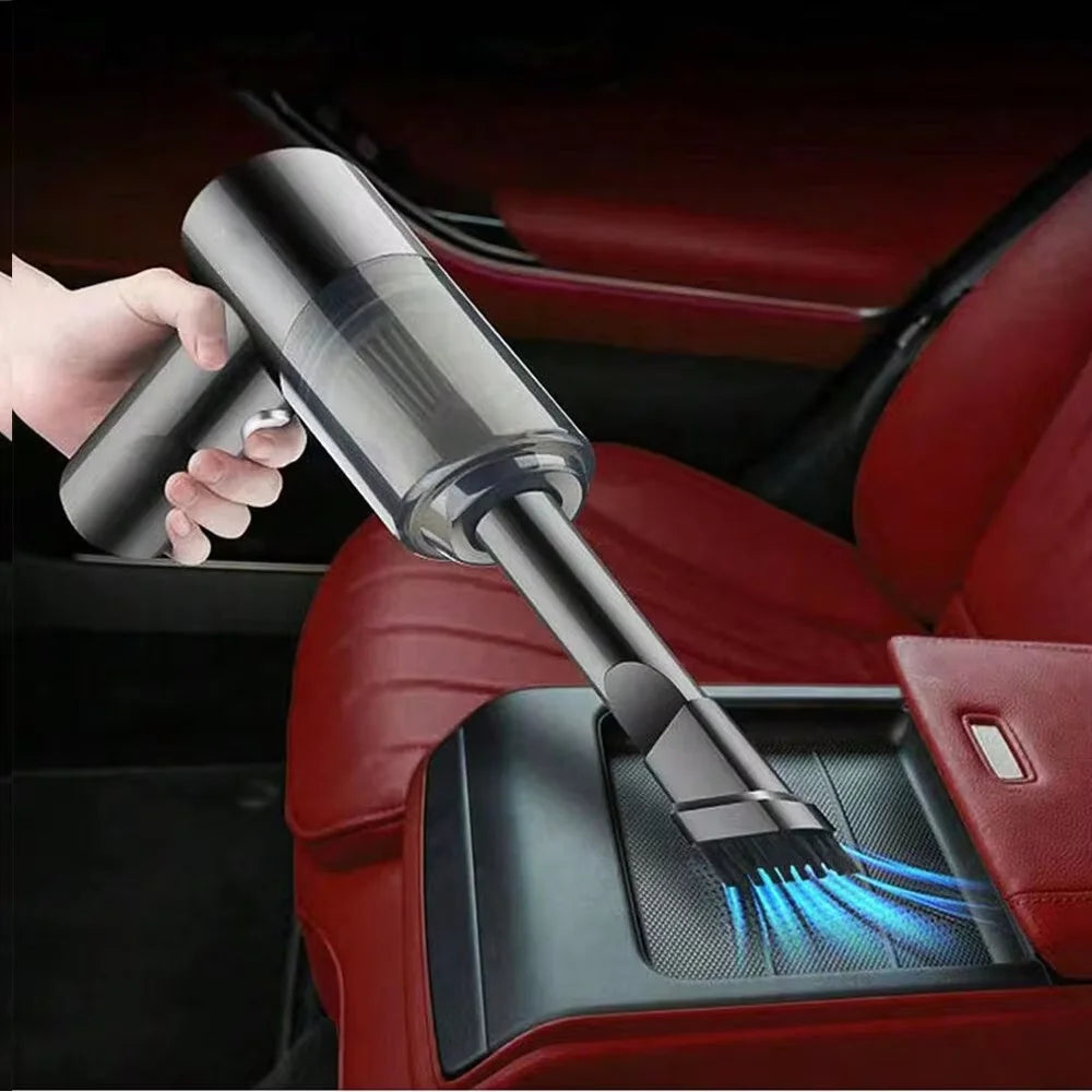 Ultimate Portable Cordless Handheld Car Vacuum Cleaner - 15,000Pa Suction Power & Versatile Dual Blowing Function for Home, Office, and Pet Care