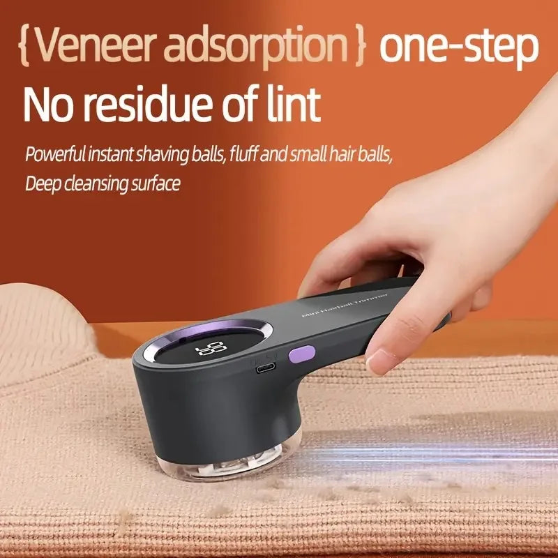Revitalize Your Wardrobe with the USB Rechargeable Fabric Shaver - Portable Lint Remover for Clothing & Upholstery