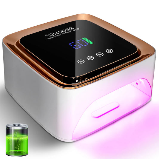 Experience Professional Nail Care Anywhere with Our Advanced Rechargeable UV LED Nail Lamp – 57 Beads for Quick Gel Curing!