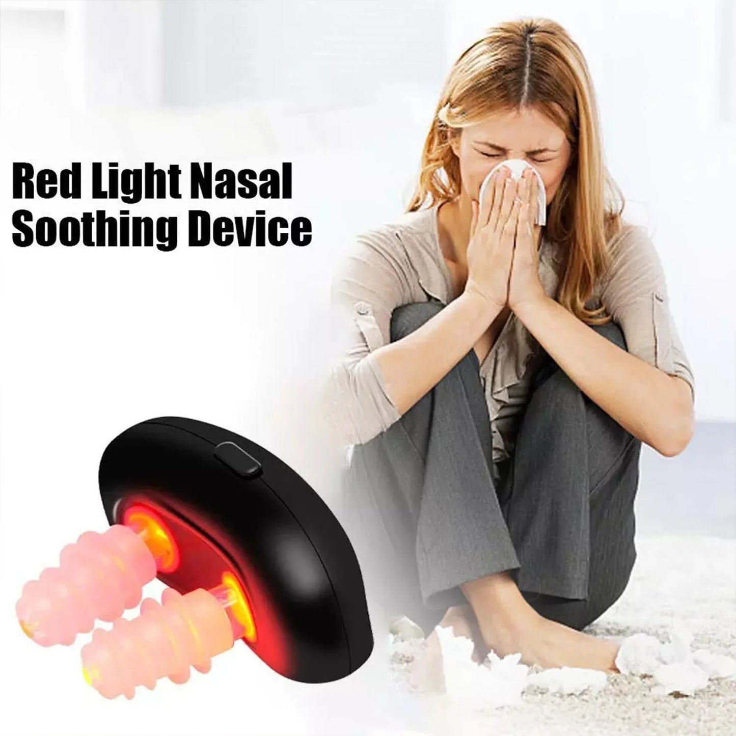 Portable Intelligent Infrared Nasal Therapy Device for Rhinitis and Allergy Relief