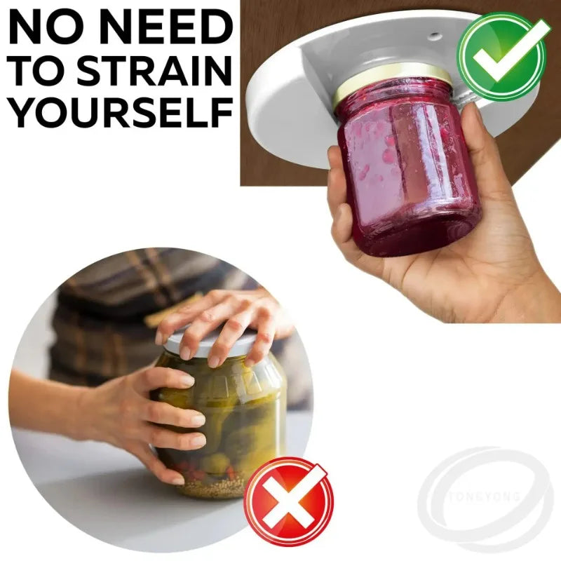 Effortlessly Open Any Jar or Can with Our Professional Multifunctional Can Opener and Jar Lid Remover