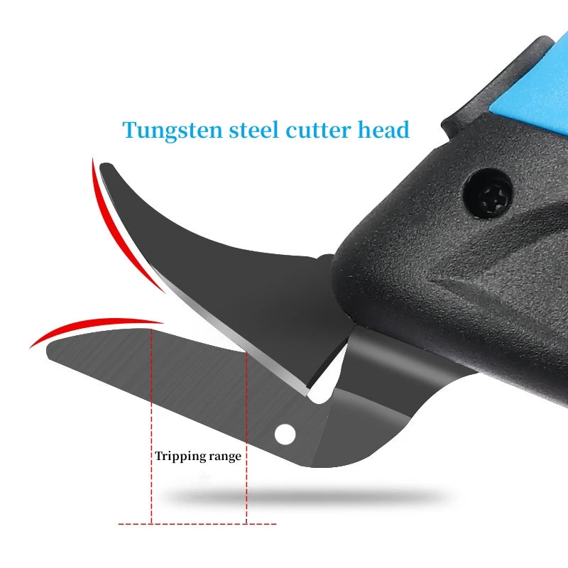 Revolutionary Cordless Electric Tailoring Scissors: USB Rechargeable for Effortless Cutting of Cotton, Leather, and More