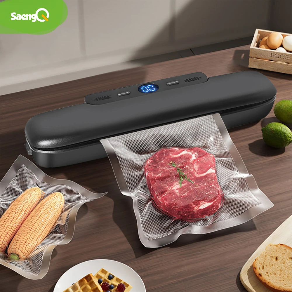 Ultimate Food Preservation with the Professional Vacuum Sealer Machine – Includes 10 Free Vacuum Bags!