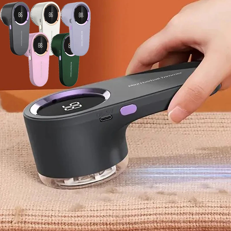 Revitalize Your Wardrobe with the USB Rechargeable Fabric Shaver - Portable Lint Remover for Clothing & Upholstery