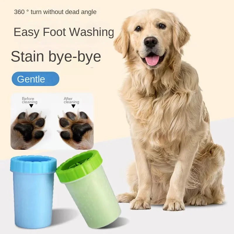 Pet Foot Washing Cup - Automatic Portable Cleaning Solution for Dogs and Cats