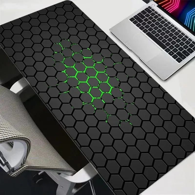 XXL Hexagon Mousepad - Premium Soft Gaming and Office Desk Mat for Keyboard and Mouse