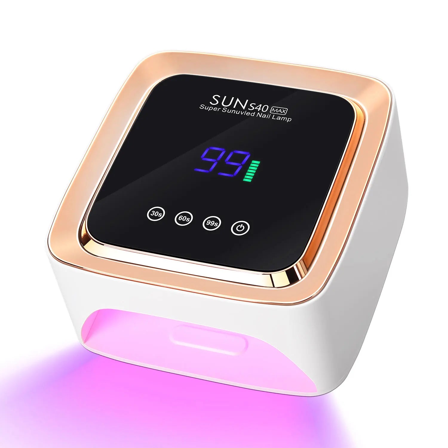 Professional 57-LED Rechargeable UV Nail Drying Light, 180W with Smart Sensor for Manicure Equipment