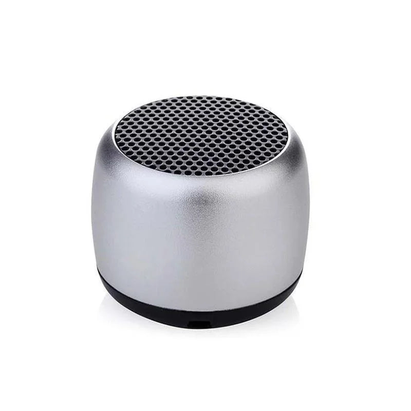 Mini Wireless Bluetooth Speaker - Portable Metal Loudspeaker for Mobile Phones and Computers
