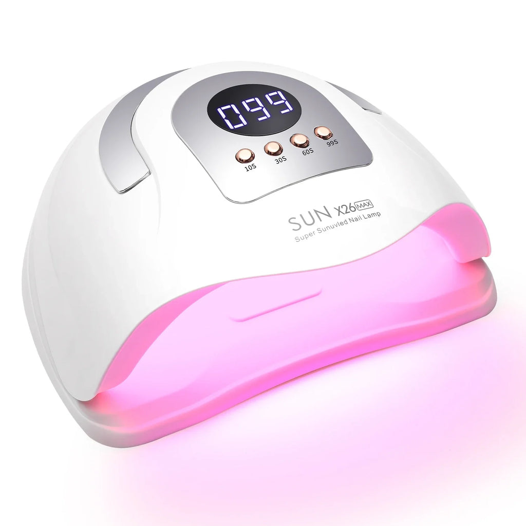 Elevate Your Nail Game with the SUN X25MAX 81LED UV Nail Lamp - The Ultimate Quick-Dry Solution for Gel Polishes in Salons and at Home