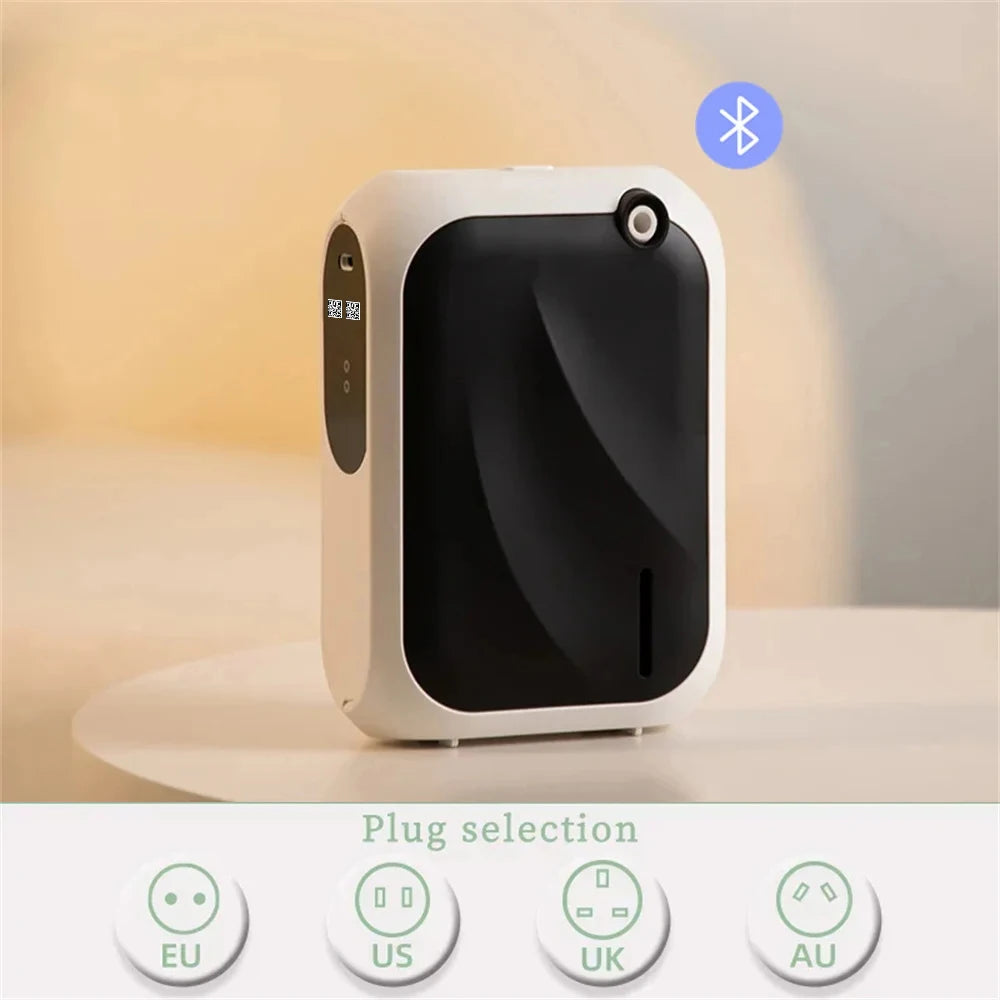 Bluetooth Aroma Diffuser with 200m³ Coverage and App Control for Home Fragrance Distribution
