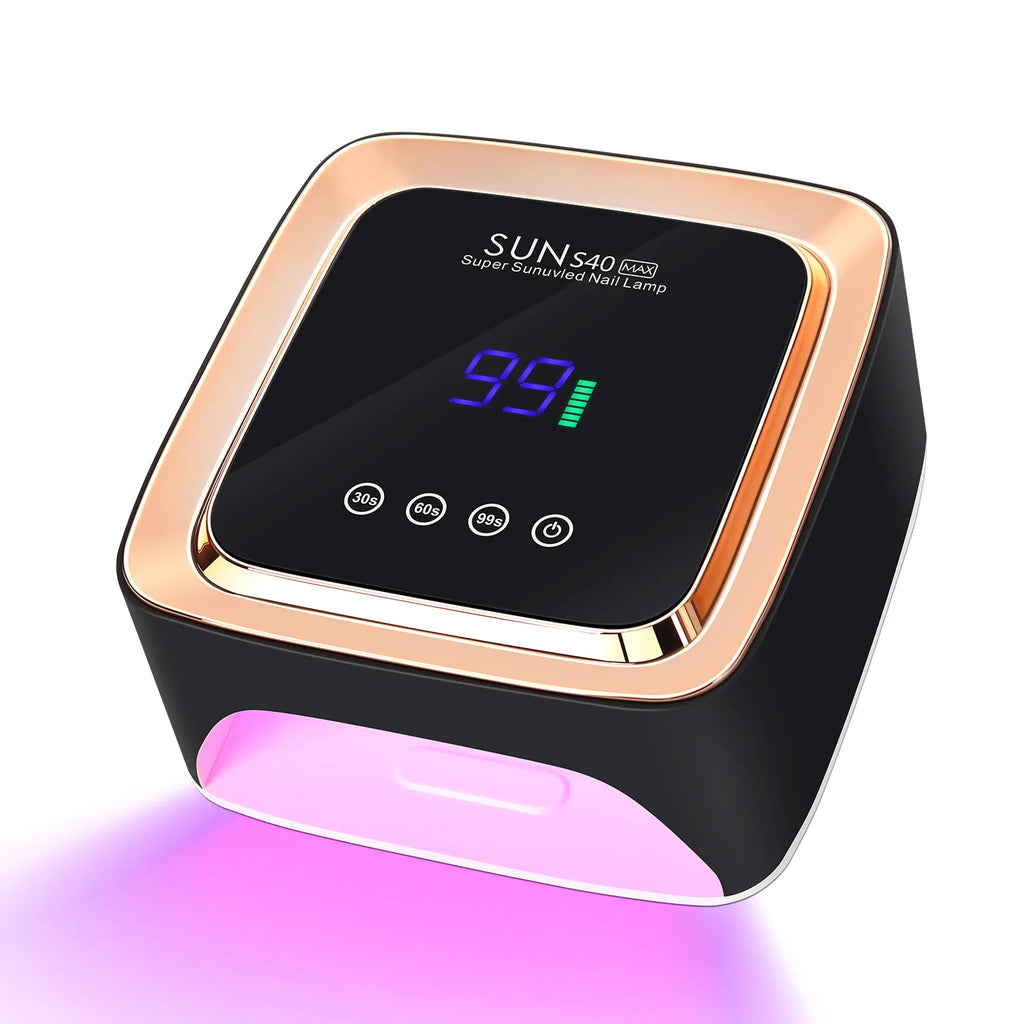 Professional 57-LED Rechargeable UV Nail Drying Light, 180W with Smart Sensor for Manicure Equipment
