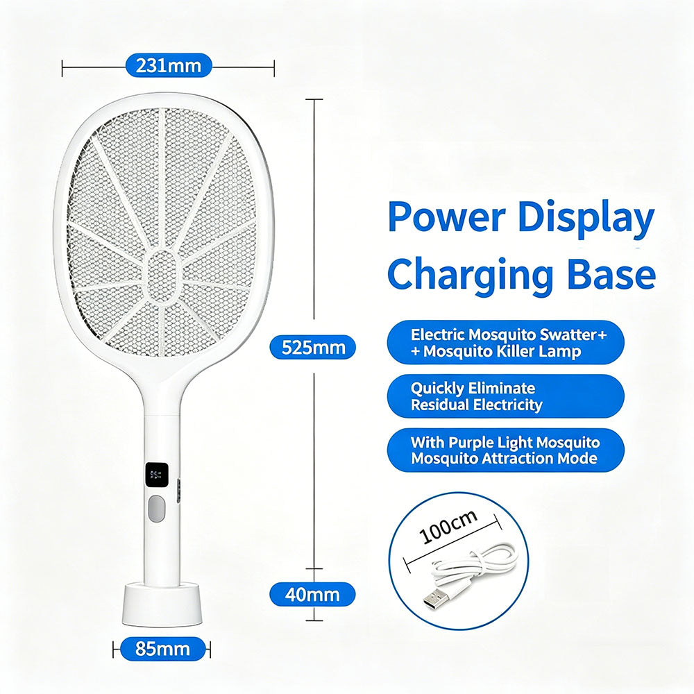LumiSmart™ - Rechargeable Telescopic Electric Mosquito Swatter