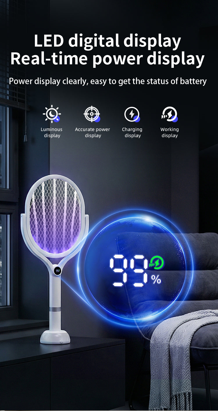 LumiSmart™ - Rechargeable Telescopic Electric Mosquito Swatter