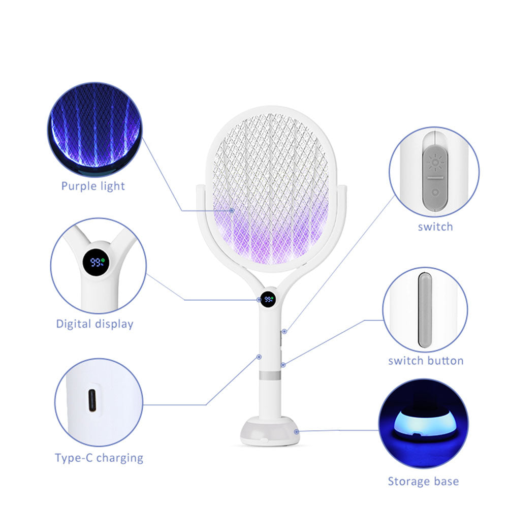 LumiSmart™ - Rechargeable Telescopic Electric Mosquito Swatter